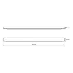 Linijinis LED šviestuvas 27W 90cm 4000K