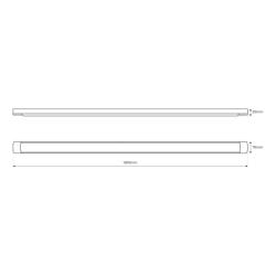 Linijinis LED šviestuvas 36W 120cm 4000K
