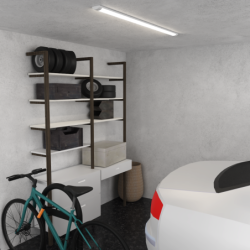 Linijinis LED šviestuvas 45W 150cm 4000K