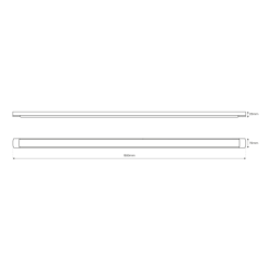 Linijinis LED šviestuvas 45W 150cm 4000K