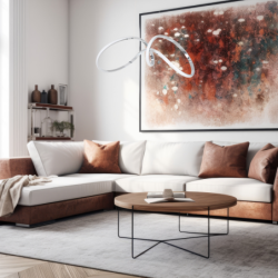 Pakabinamas šviestuvas TESORO Chromas 48W LED