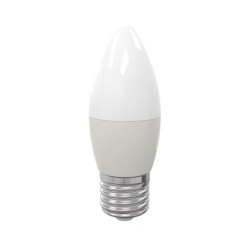 10x LED lemputė LED 7W E27 C37 3000K