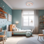 Lubinis šviestuvas BEAR Rožinė 34W LED Ø490 mm