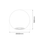 Lauko kamuolys Globo Fi600 1xE27