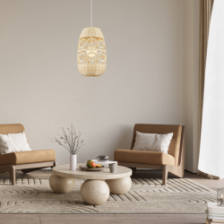 Pakabinamas šviestuvas ARONA NATURAL 1xE14 fi 400