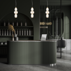Pakabinamas šviestuvas CARO Auksas 28W LED