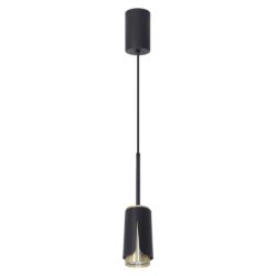 Pakabinamas šviestuvas FLOWER Juoda Auksas 1xGU10