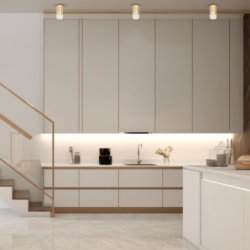 Lubinis šviestuvas Ricky Downlight Auksinė 1xGU10