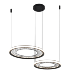 Pakabinamas šviestuvas NEST 77W LED 61+41cm