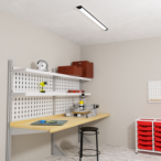Baldinis šviestuvas LED Batten 36W 120cm 4000K - JUODA