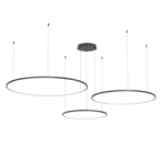 Pakabinamas šviestuvas Saturno Juoda 100W LED