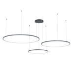 Pakabinamas šviestuvas Saturno Juoda 100W LED