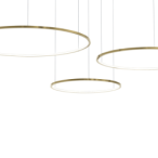 Pakabinamas šviestuvas Saturno Auksas 100W LED
