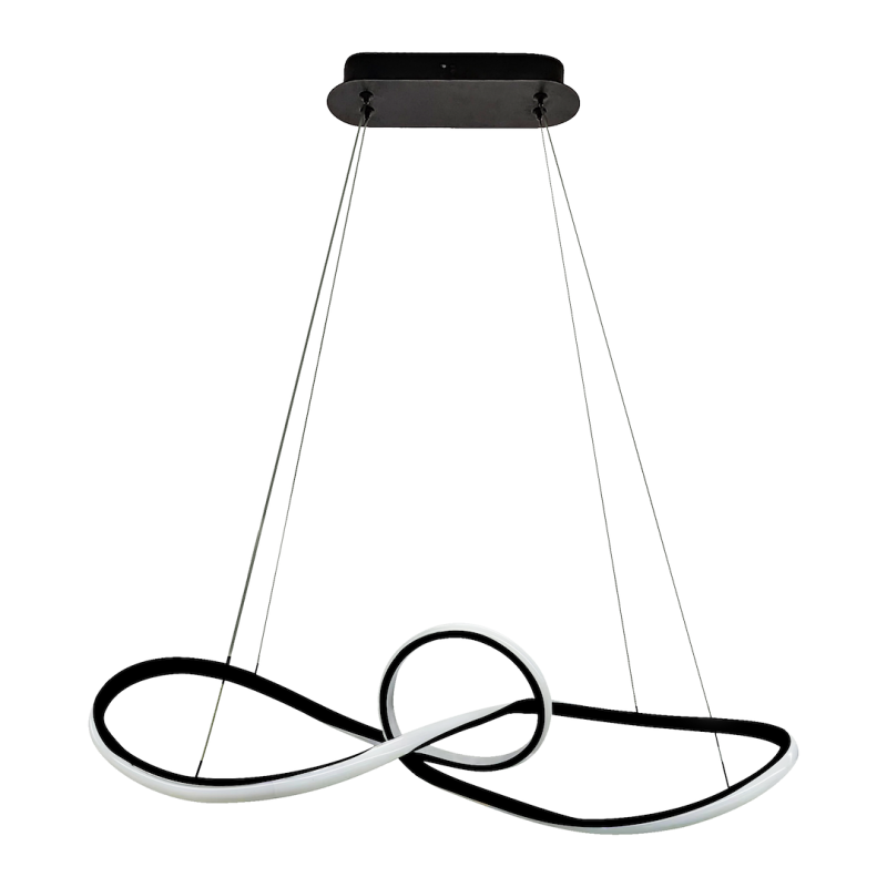 Pakabinamas šviestuvas Marco Juoda 42W LED