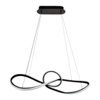 Pakabinamas šviestuvas Marco Juoda 42W LED
