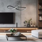 Pakabinamas šviestuvas Marco Juoda 42W LED