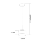 Pakabinamas šviestuvas ELEGANCE 9W LED