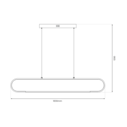 Pakabinamas šviestuvas FRAME 42W