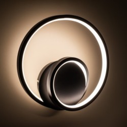 Sieninis šviestuvas LUCERO Juoda 13W LED