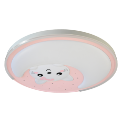 Lubinis šviestuvas MOONCAT Rožinė 34W LED