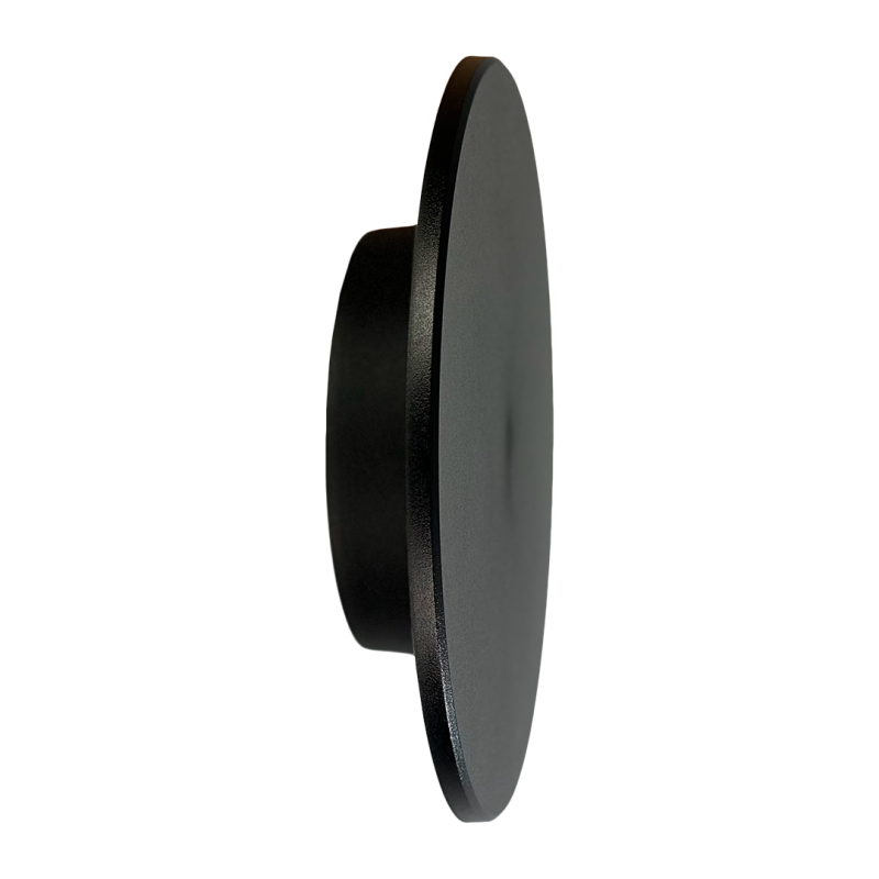 Sieninis šviestuvas Disk 9W 3CCT IP65 JUODA