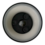 Sieninis šviestuvas Disk 9W 3CCT IP65 JUODA