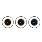 Sieninis šviestuvas Disk 9W 3CCT IP65 JUODA