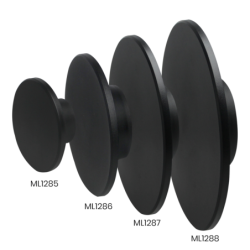 Sieninis šviestuvas Disk 12W 3CCT IP65 JUODA