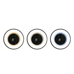 Sieninis šviestuvas Disk 15W 3CCT IP65 JUODA