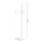 Sieninis šviestuvas VISION 12W LED 3000K