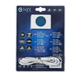 LED juostos komplektas 1M su sensoriumi 4000K 3.7v 1000mAh Ličio jonų baterija