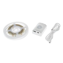 LED juostos komplektas 1M su sensoriumi 4000K 3.7v 1000mAh Ličio jonų baterija