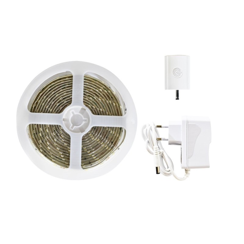 LED juostos komplektas 1M 4.8W/m su rankos mostu valdomu sensoriumi 4000K 4xAAA baterijos