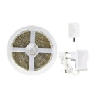 LED juostos komplektas 1M 4.8W/m su rankos mostu valdomu sensoriumi 4000K 4xAAA baterijos