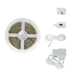 LED juostos komplektas 3M 12V 4.8W/m su rankos mostu valdomu sensoriumi 4000K (komplekte maitinimo šaltinis)