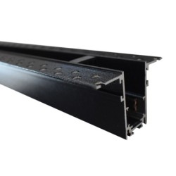 Priglaistomas magnetinės sistemos bėgelis 20mm 150cm JUODA