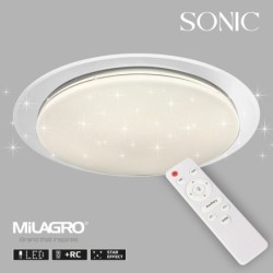 Lubinis šviestuvas SONIC 100W LED Ø850 mm su pulteliu