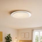 Lubinis šviestuvas SONIC 24W LED Ø400 mm su pulteliu