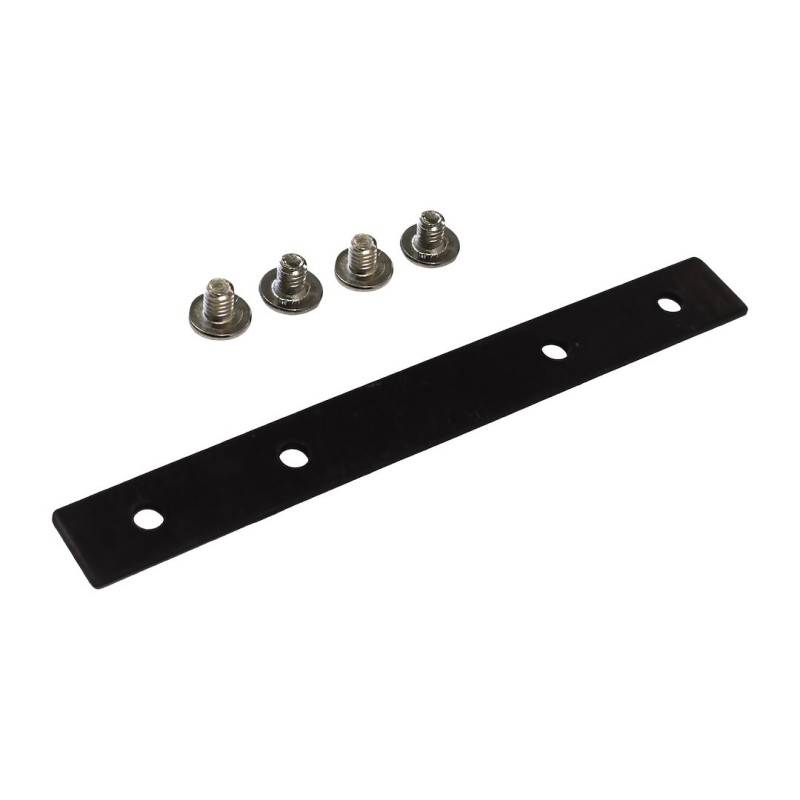 Magnetinės sistemos bėgelių sujungimo plokštelė 20mm JUODA