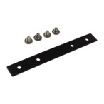 Magnetinės sistemos bėgelių sujungimo plokštelė 20mm JUODA