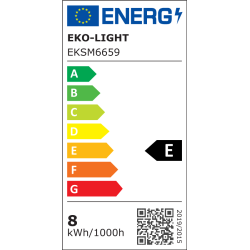5x LED lemputė LED Wi-FI A60 8W E27 Smart Tuya RGB+CCT+DIM