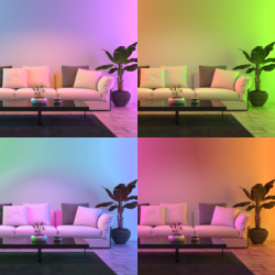 5x LED lemputė LED Wi-FI A70 11W E27 Smart Tuya RGB+CCT+DIM