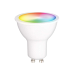 5x LED lemputė LED Wi-FI GU10 5W Smart Tuya RGB+CCT+DIM