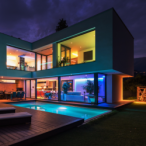 LED juostos komplektas  RGB+CCT Wi-FI 3m Smart Tuya IP65 Dim 12V 7.5W (maitinimo šaltinis komplekte)