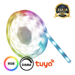 LED juostos komplektas  RGB+CCT Wi-FI 5m Smart Tuya IP65 Dim 12V 12.5W (maitinimo šaltinis komplekte)