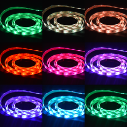 LED juostos komplektas  RGB+CCT Wi-FI 5m Smart Tuya IP65 Dim 12V 12.5W (maitinimo šaltinis komplekte)