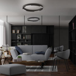 ROUND Magnetinės sistemos LED šviestuvas 10W 4000K iki 60cm diametrui