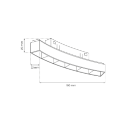 ROUND Magnetinės sistemos LED šviestuvas 6W 4000K iki 60cm diametrui