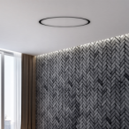 ROUND magnetinės sistemos priglaistomas bėgelis Ø90cm