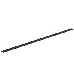 Magnetinės sistemos bėgelio uždengimas 20mm 150cm JUODA